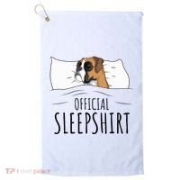 Boxer Dog Sleepshirt Golf Towel thumb 0