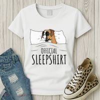 Boxer Dog Sleepshirt Women's T-Shirt thumb 3