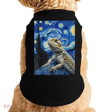 Bearded Dragon Starry Night Van Gogh Style Doggie Tank