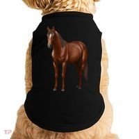 Beautiful Dark Sorrel Chestnut Quarter Horse Lover Retro Doggie Tank thumb 0