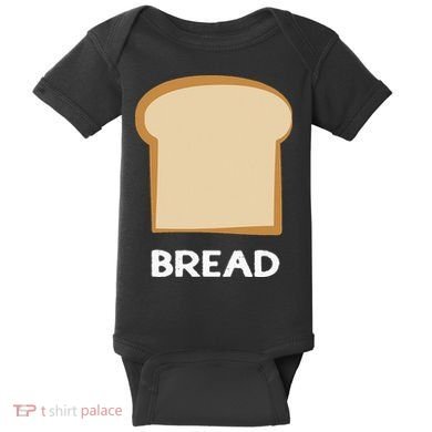 Bread Design Slice Of Bread Baby Bodysuit