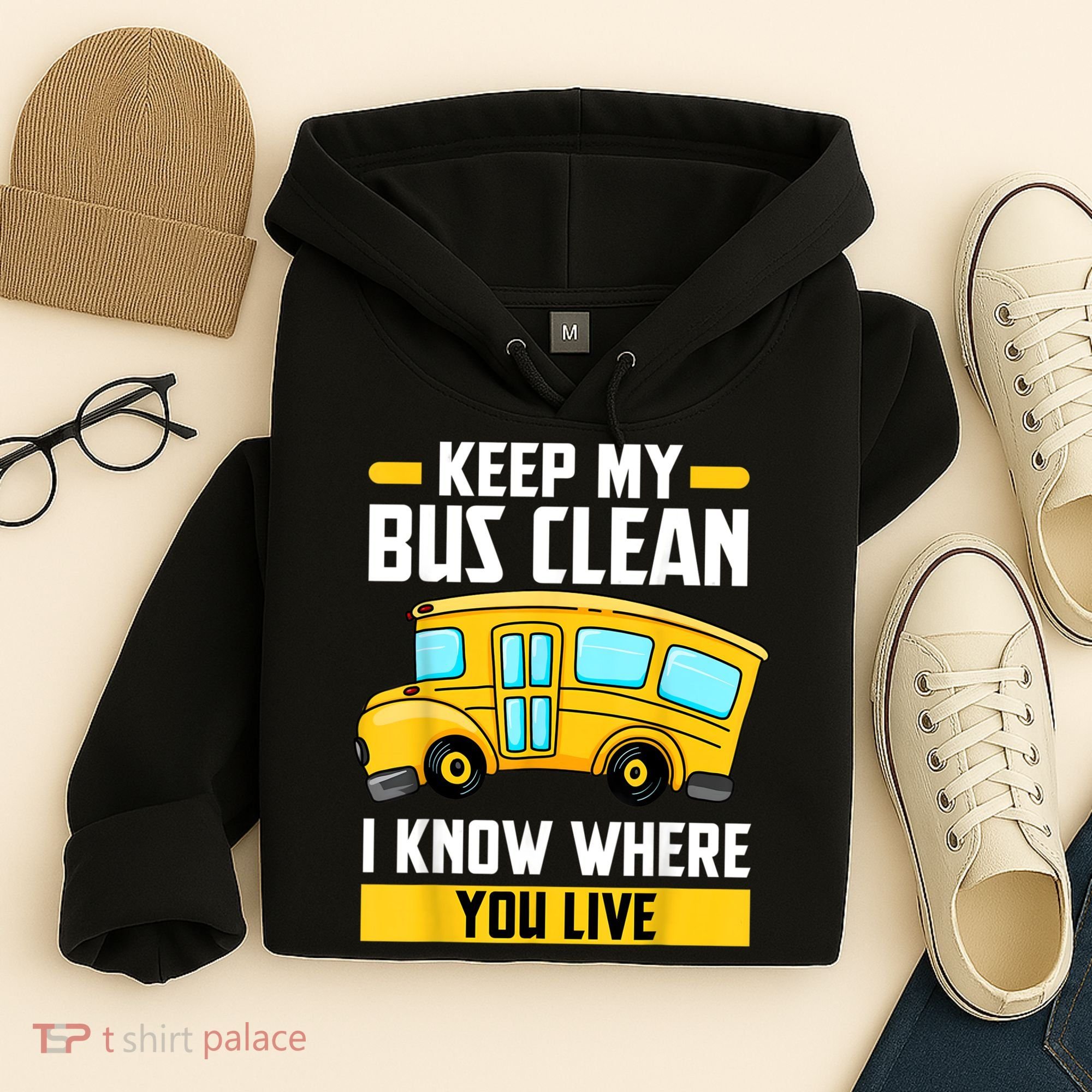 Bus Driver School Traffic Stops Hoodie