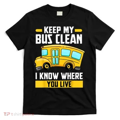 Bus Driver School Traffic Stops T-Shirt