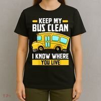 Bus Driver School Traffic Stops T-Shirt thumb 4