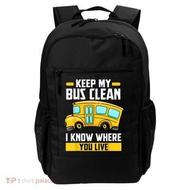 Bus Driver School Traffic Stops Backpack