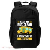 Bus Driver School Traffic Stops Backpack thumb 0