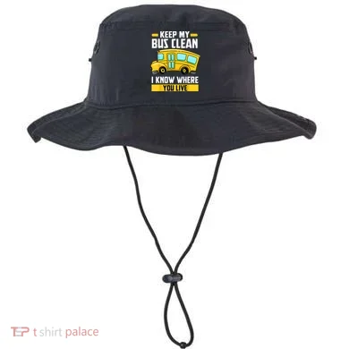 Bus Driver School Traffic Stops Bucket Hat
