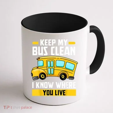 Bus Driver School Traffic Stops Coffee Mug back