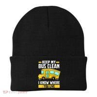 Bus Driver School Traffic Stops Beanie thumb 0