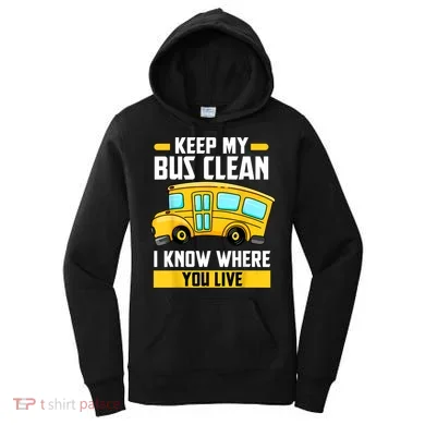 Bus Driver School Traffic Stops Women's Hoodie