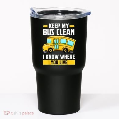 Bus Driver School Traffic Stops Tumbler