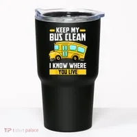 Bus Driver School Traffic Stops Tumbler thumb 0
