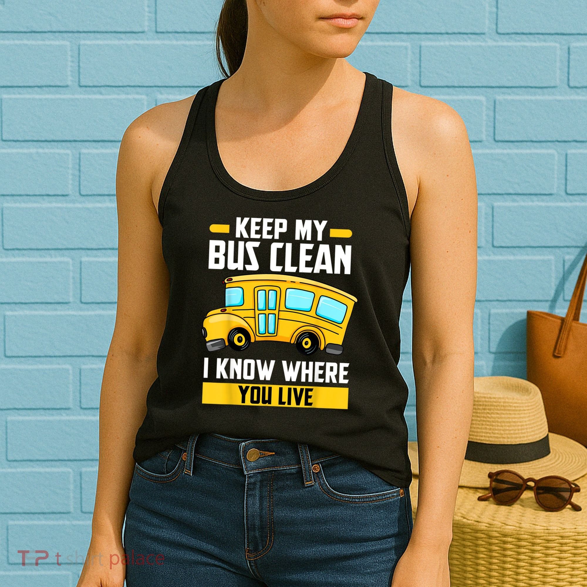 Bus Driver School Traffic Stops Women's Tank Top