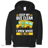 Bus Driver School Traffic Stops Toddler Hoodie thumb 0