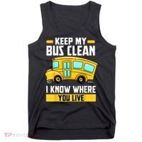 Bus Driver School Traffic Stops Tank Top thumb 0