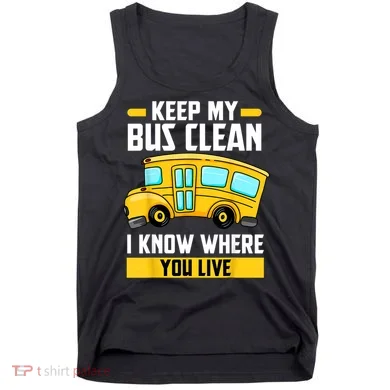 Bus Driver School Traffic Stops Tank Top
