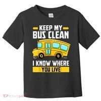 Bus Driver School Traffic Stops Toddler T-Shirt thumb 0