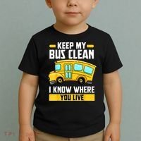 Bus Driver School Traffic Stops Toddler T-Shirt thumb 2