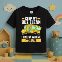 Bus Driver School Traffic Stops Toddler T-Shirt thumb 3