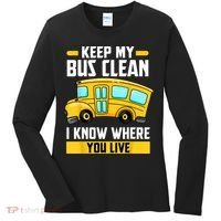 Bus Driver School Traffic Stops Women's Long Sleeve Shirt thumb 0