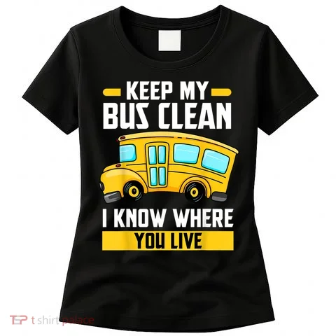 Bus Driver School Traffic Stops Women's T-Shirt in the selected color