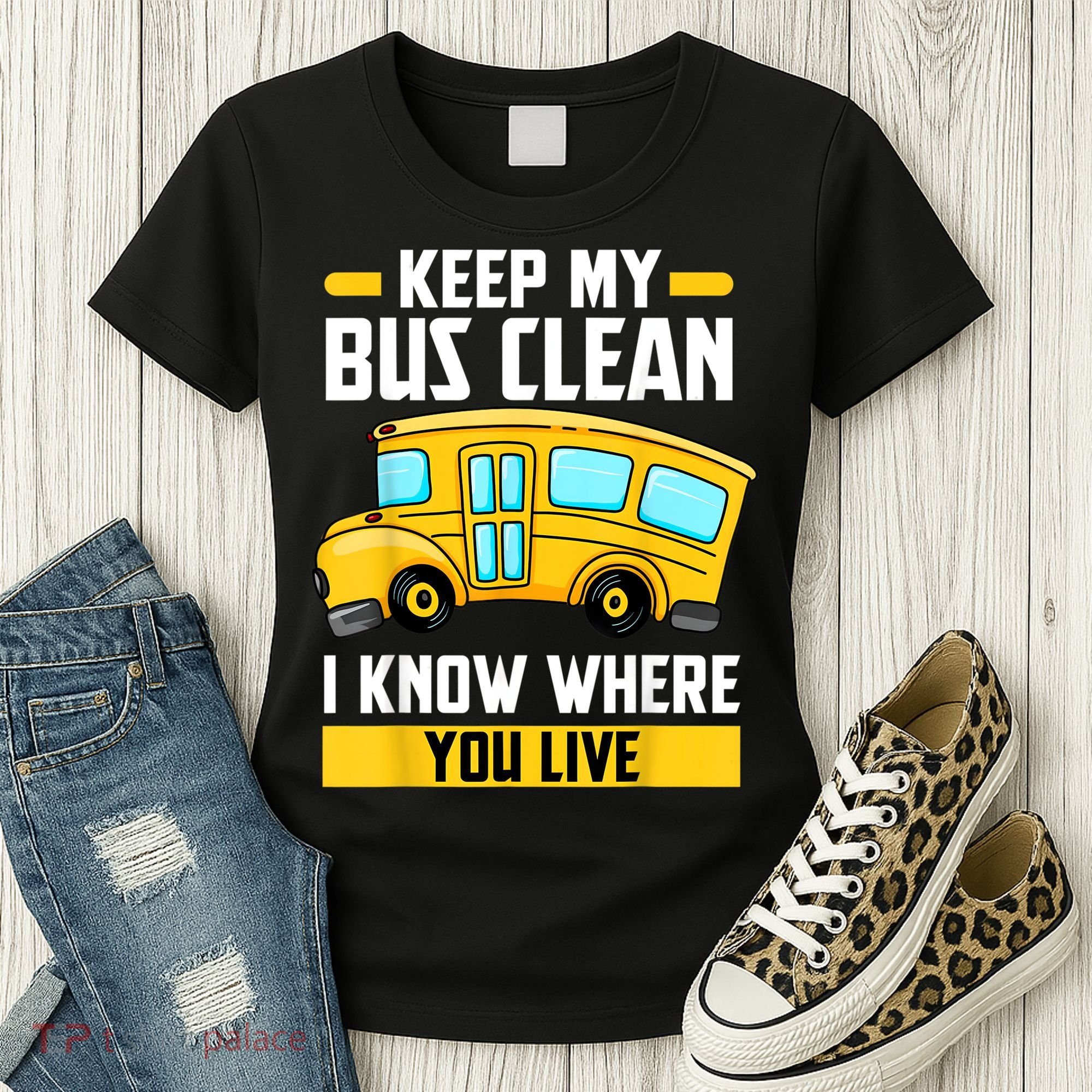 Bus Driver School Traffic Stops Women's T-Shirt