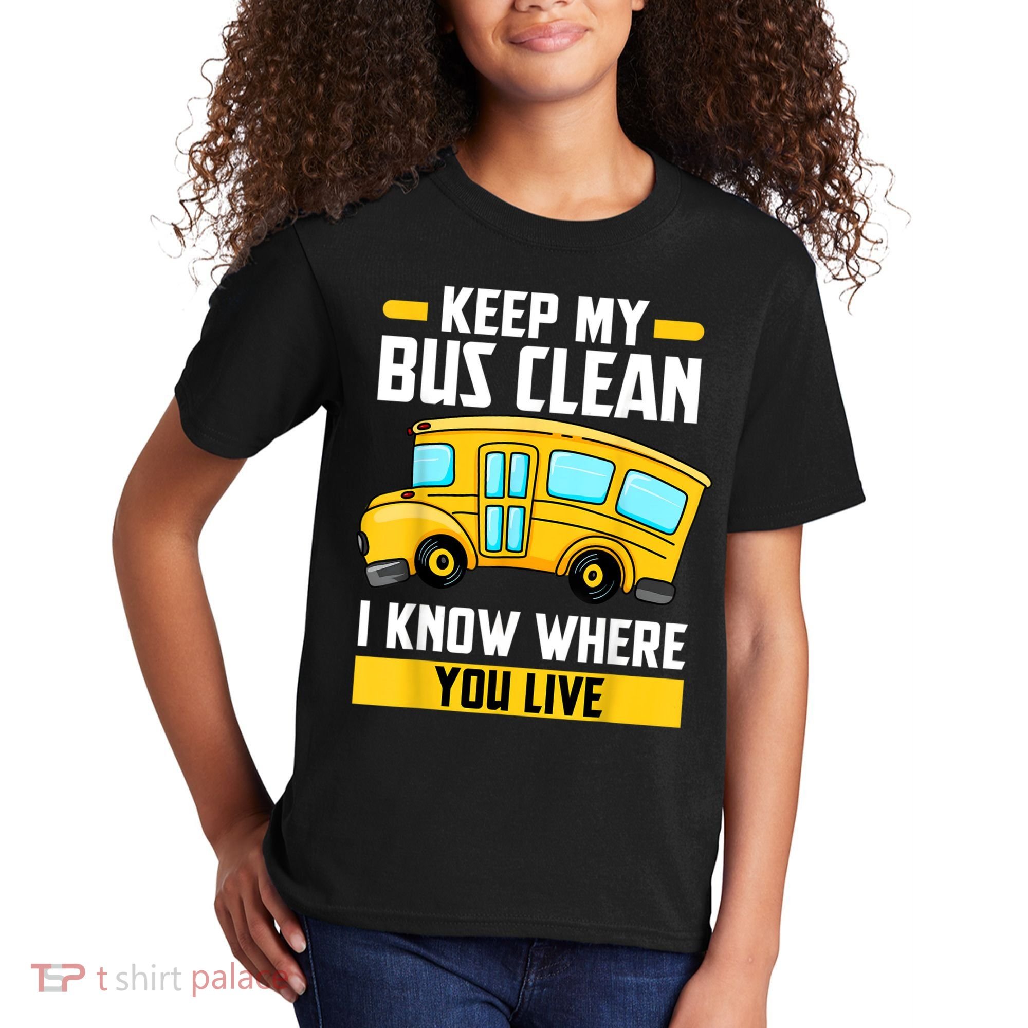 Bus Driver School Traffic Stops Kids T-Shirt