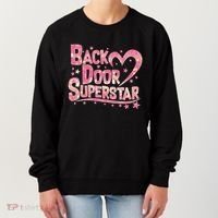 Back Door Superstar Meme Pink Glitter Women's Sweatshirt thumb 0