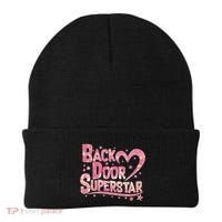 Back Door Superstar Meme Pink Glitter Beanie thumb 0