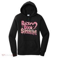 Back Door Superstar Meme Pink Glitter Women's Hoodie thumb 0