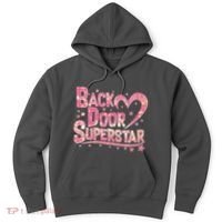 Back Door Superstar Meme Pink Glitter Hoodie thumb 0