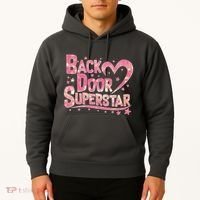 Back Door Superstar Meme Pink Glitter Hoodie thumb 2