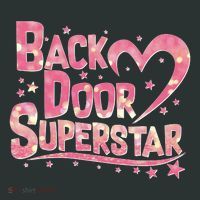 Back Door Superstar Meme Pink Glitter Women's Long Sleeve Shirt thumb 2