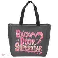 Back Door Superstar Meme Pink Glitter Tote Bag thumb 0