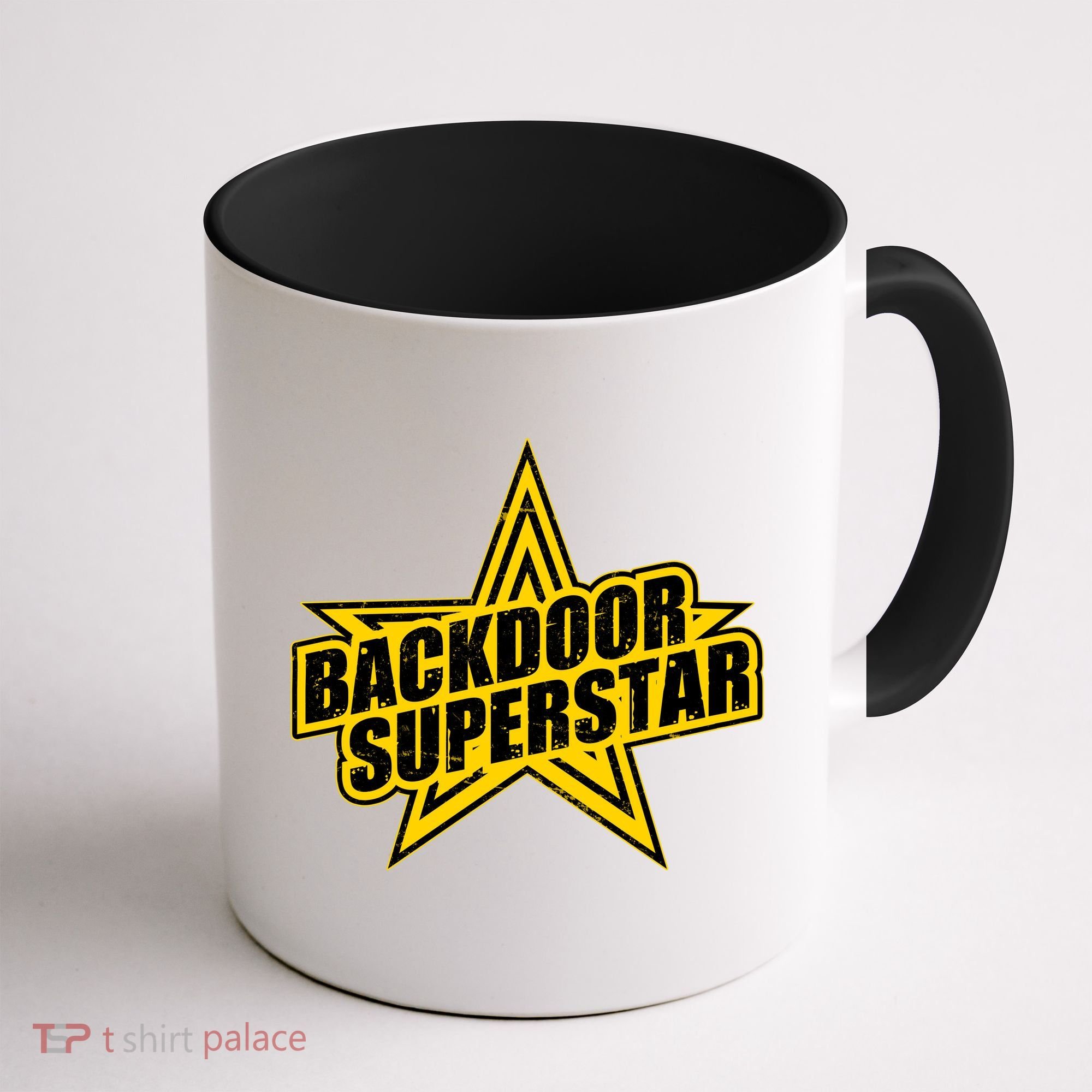 Back Door Superstar Meme Coffee Mug