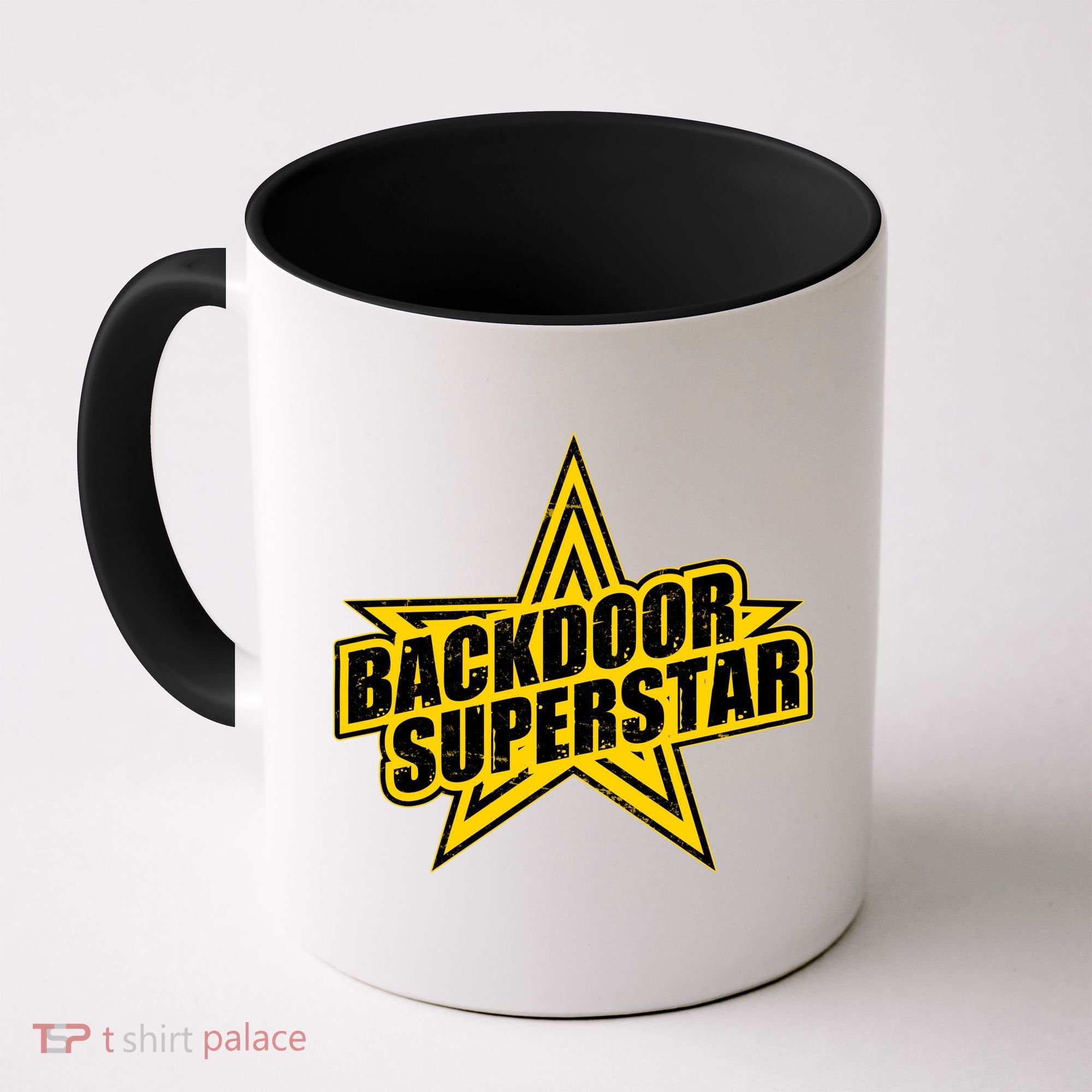 Back Door Superstar Meme Coffee Mug