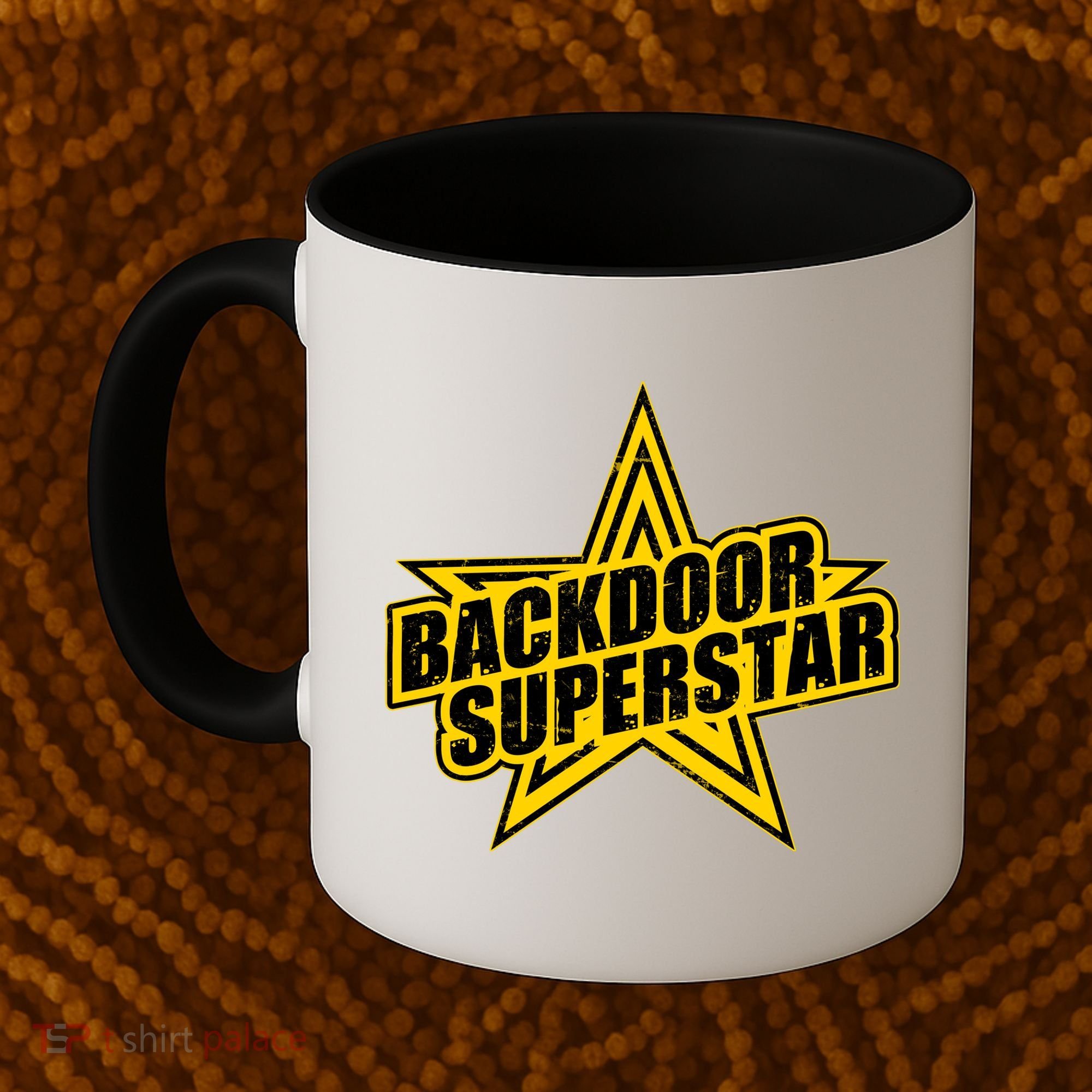 Back Door Superstar Meme Coffee Mug