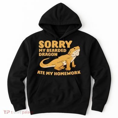 Bearded Dragon School My Bearded Dragon Ate My Homework Hoodie