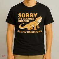 Bearded Dragon School My Bearded Dragon Ate My Homework T-Shirt thumb 3