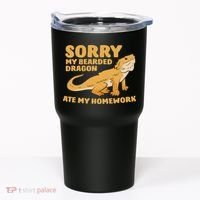 Bearded Dragon School My Bearded Dragon Ate My Homework Tumbler thumb 0