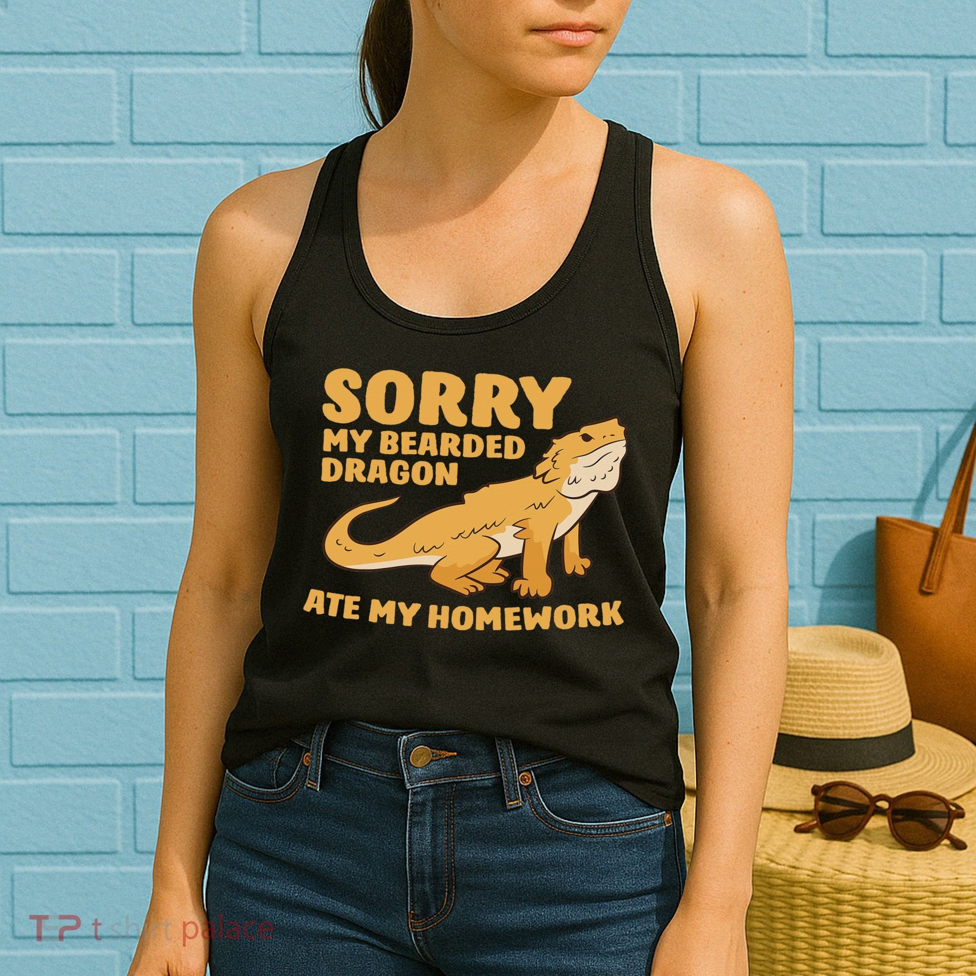 Bearded Dragon School My Bearded Dragon Ate My Homework Women's Tank Top