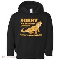 Bearded Dragon School My Bearded Dragon Ate My Homework Toddler Hoodie thumb 0