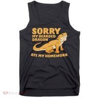 Bearded Dragon School My Bearded Dragon Ate My Homework Tank Top thumb 0