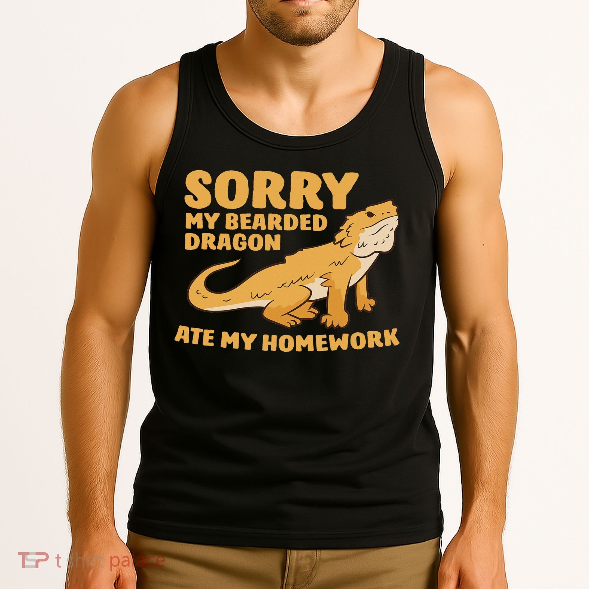 Bearded Dragon School My Bearded Dragon Ate My Homework Tank Top
