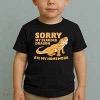 Bearded Dragon School My Bearded Dragon Ate My Homework Toddler T-Shirt thumb 2