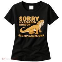 Bearded Dragon School My Bearded Dragon Ate My Homework Women's T-Shirt thumb 0