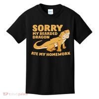 Bearded Dragon School My Bearded Dragon Ate My Homework Kids T-Shirt thumb 0