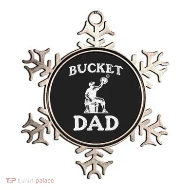 Bucket Dad Softball Dad Baseball Ornament
