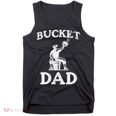 Bucket Dad Softball Dad Baseball Tank Top
