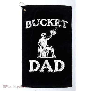 Bucket Dad Softball Dad Baseball Golf Towel